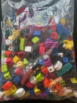 Interlocking Cubes Math Manipulatives Bulk Bag