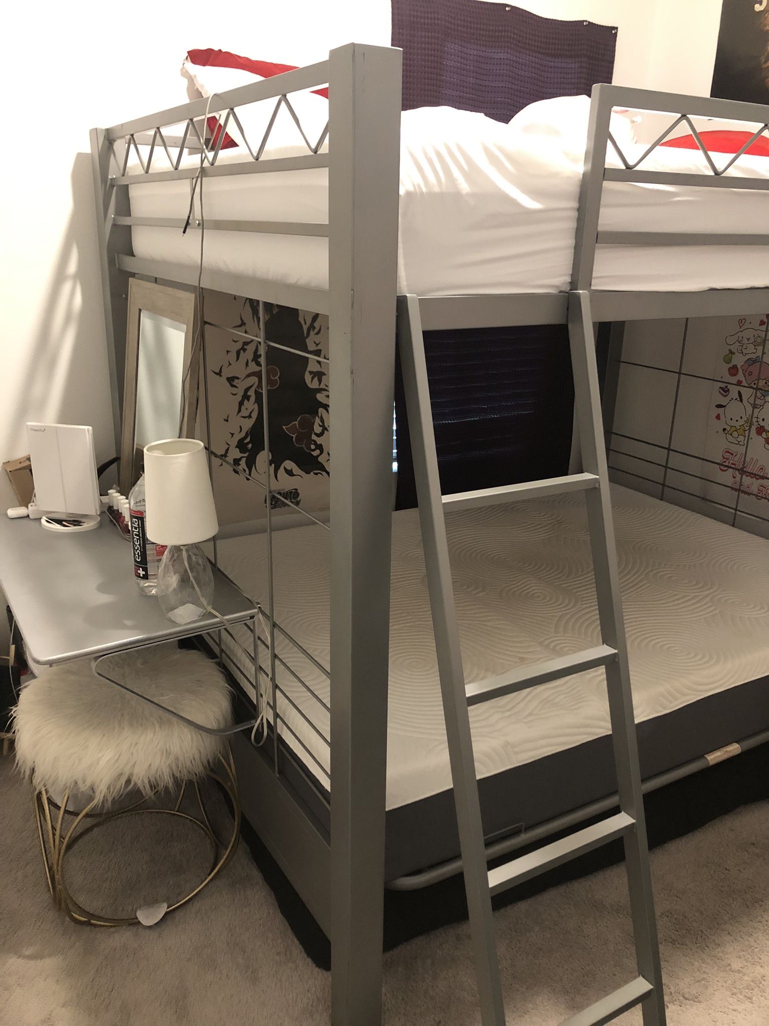 Bunk Bed Full/Full With Futon Mattress