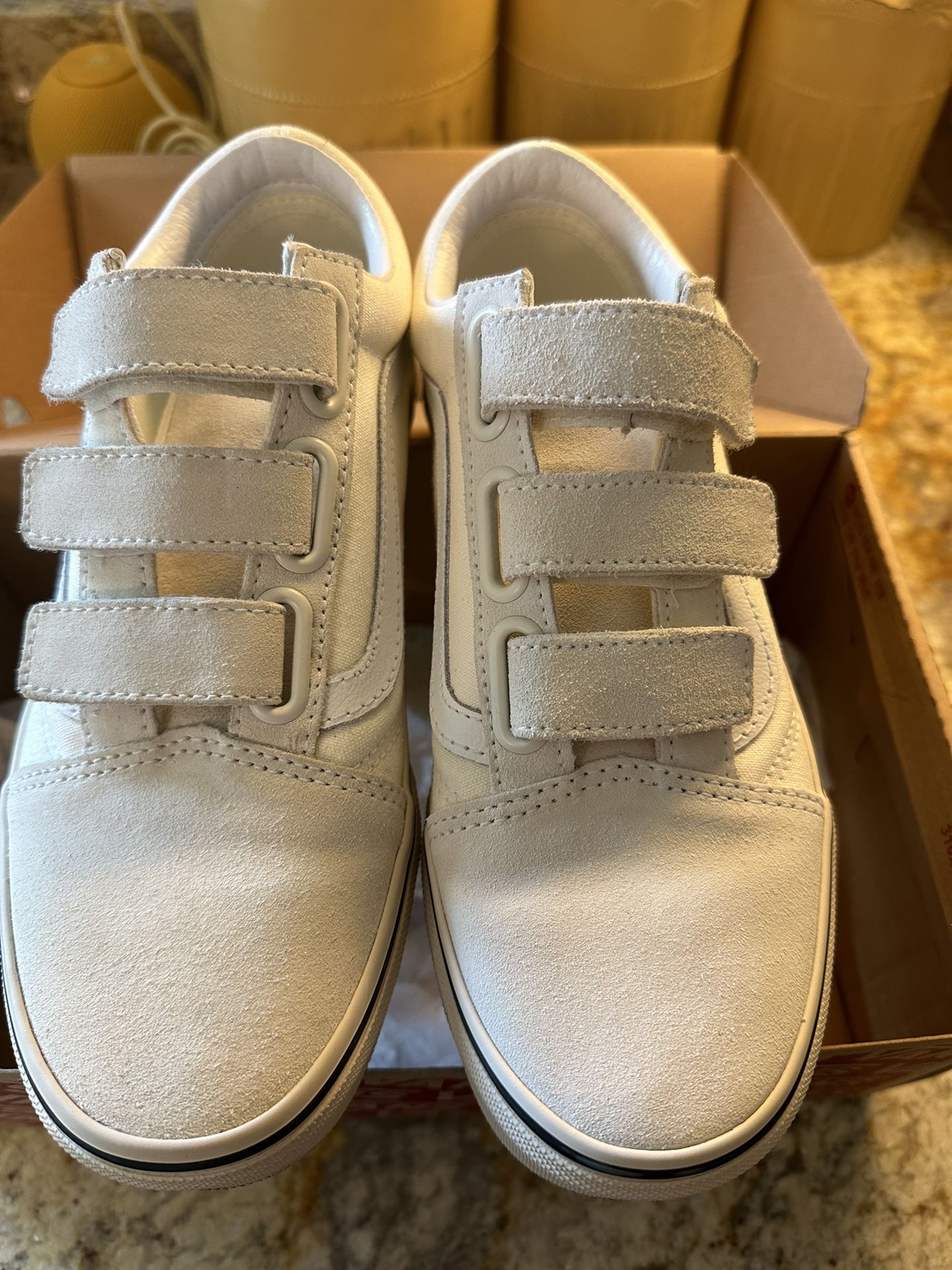 Old School Vans - Marshmallow Color - Size 6.5 Women/5 Men