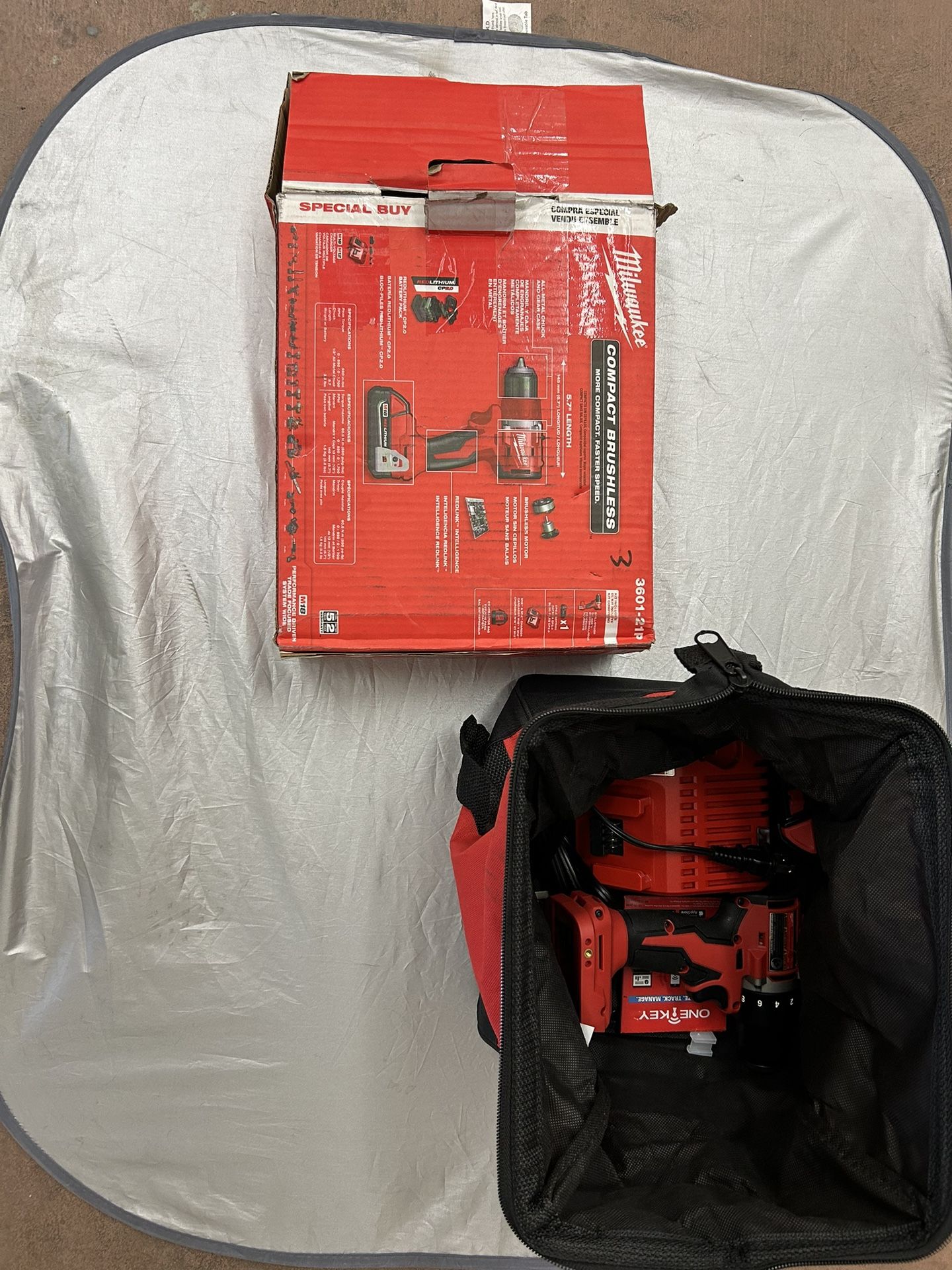 Milwaukee M 18 Compact Brushless 1/2 Kit
