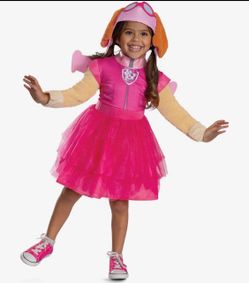 Paw Patrol Skye Deluxe Tutu Costume Size 4/6