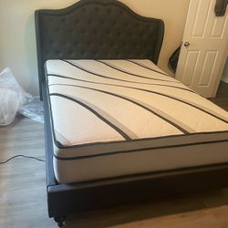 🎊BED AND MATTRESS BLOWOUT!! YOU CHOOSE THE BED!! KING SIZE $395..QUEEN SIZE $345!!  All beds come in black , gray or white colors!!  KING SIZE BED F