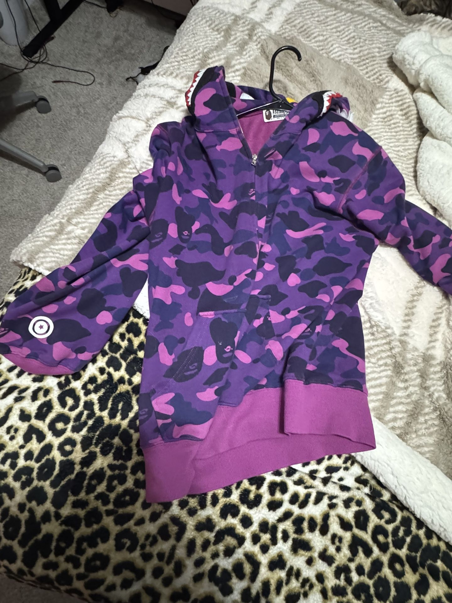 Purple Bape Hoodie