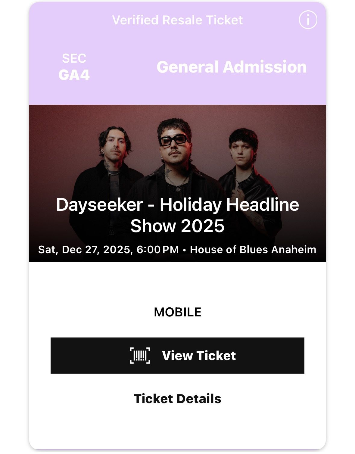 Dayseeker Holiday Show