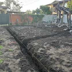 Dig footings