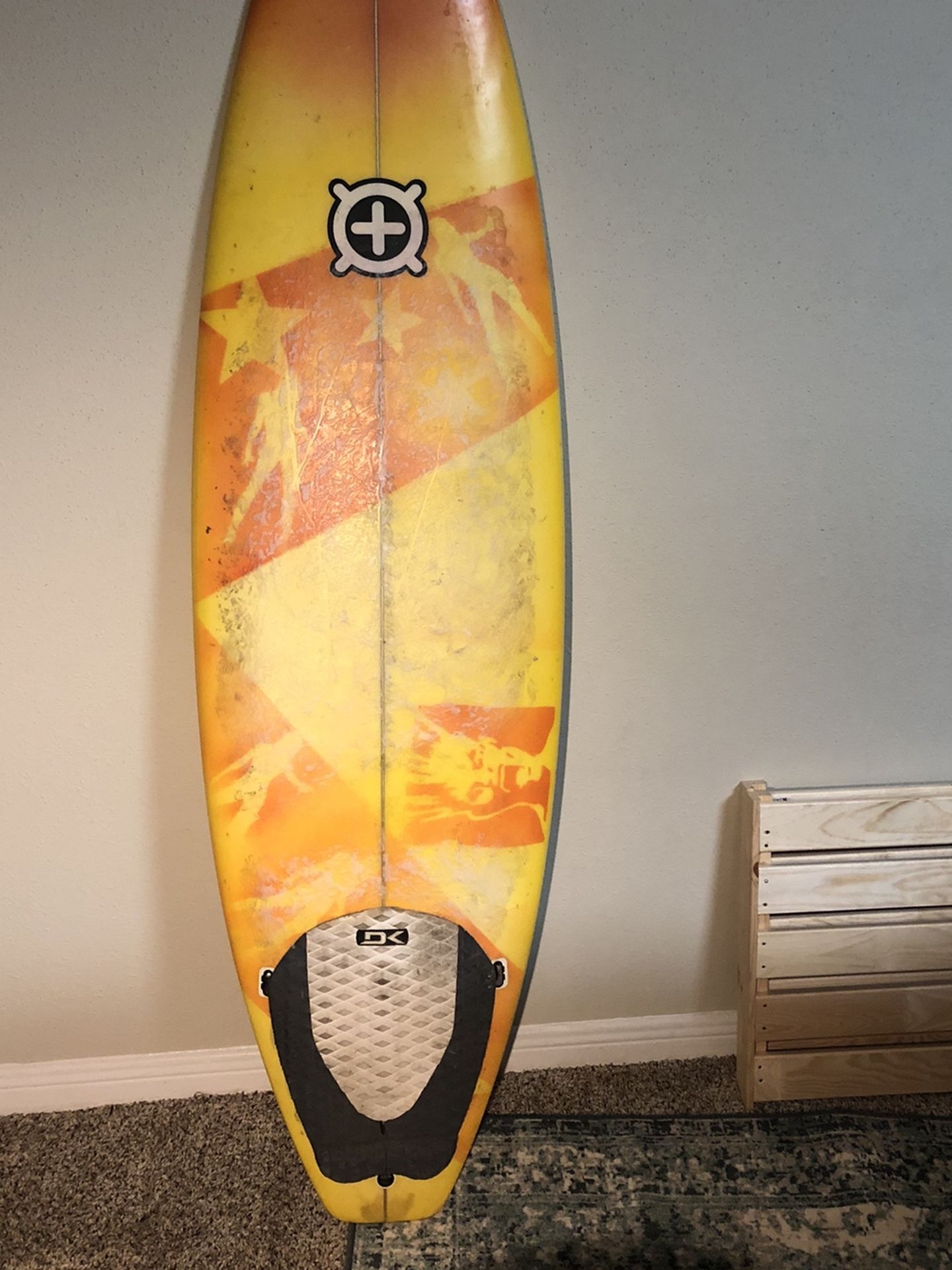 6’ 4” Surfboard - Thruster - Squash Tail