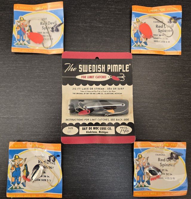 Vintage Fishing Lures (Set)