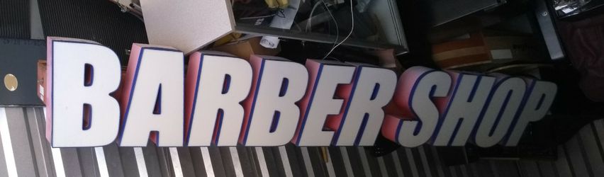 Storefront light-up sign