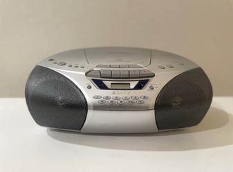 Sony CFD-S250 Stereo Radio FM/AM CD Cassette Player Recorder Boombox TESTED