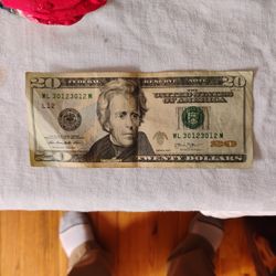 US $20 Special Serial Number 