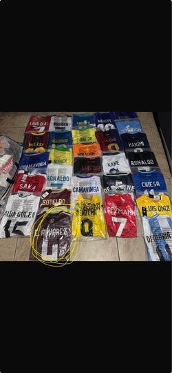 Selling soccer jerseys