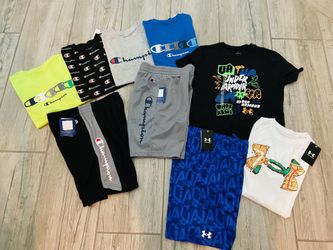 Bundle Of Boys UA/Champion Size M *NEW W TAGS