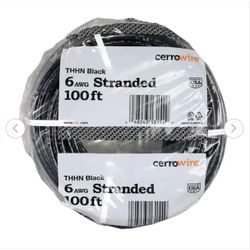 Wire 6AWG Stranded 100ft