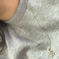 14k Gold Pendant & Chain