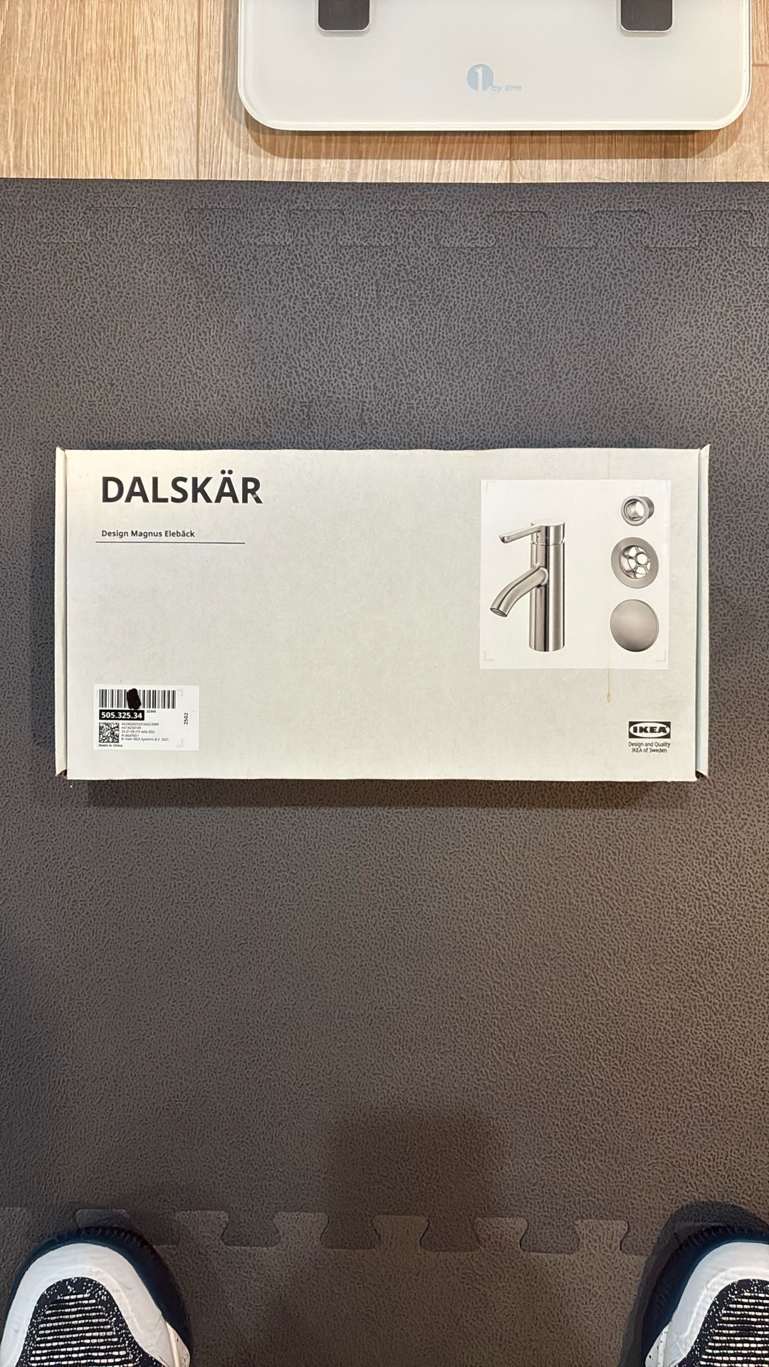 NEW IKEA DALSKAR BATHROOM FAUCET IN BRUSHED NICKEL