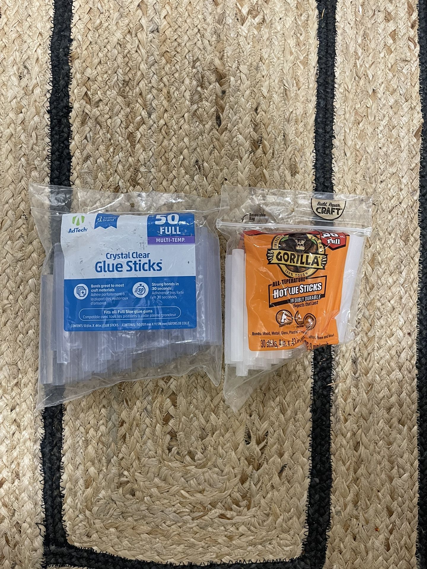 Crystal Clear Hot Glue Gun Sticks 80 Total– Full Size Hot Glue Sticks