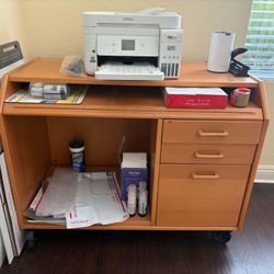 Desk With Wheels 
