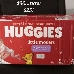 Huggies Li'l Movers Diapers Size 5 Box