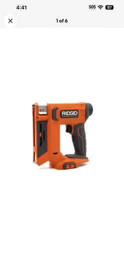 RIDGID R09897B 18V Cordless 3/8 in Crown Stapler (Tool Only) - Great Condition