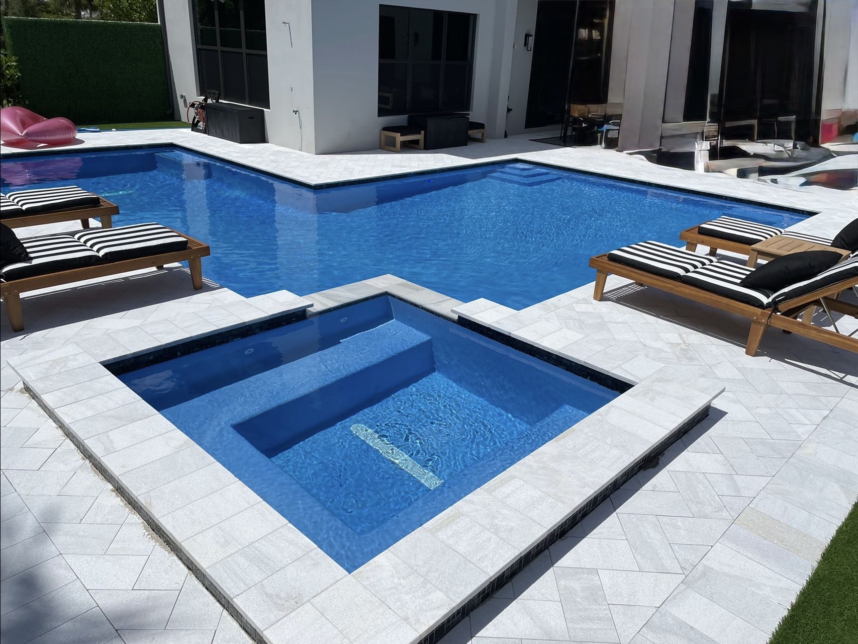 6x12x1 Ice White Sandblasted Marble