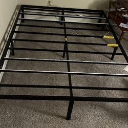 Queen Bed Frame (metal) 