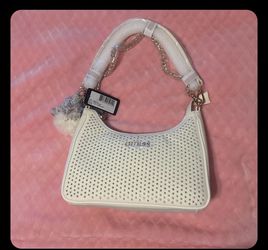 White Guess Purse