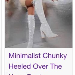 Adorable Thigh Sparkly Boots .Size 9