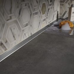 New Infinity Drain S-TIF AS 6580 SS 80” Linear Shower Drain Kit - Satin Stainless Steel (NIB)