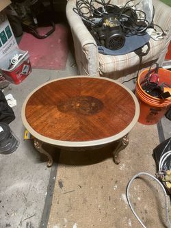 $)50 a small little antique table