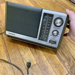 sony fm am band table Top radio