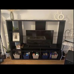 Entertainment Center TV Stand And Cubbies 