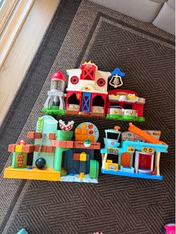 Fisher Price Little People Bundle Clean Lot