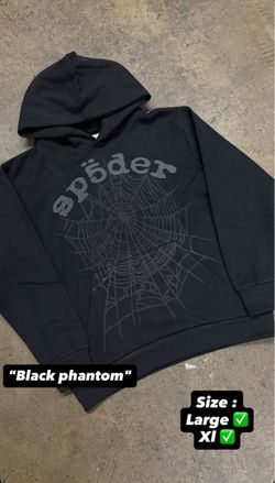 All Blackout Sp5der Hoodie