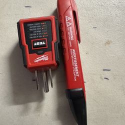 MilwaukeeNon-​Contact Voltage and GFCI Receptacle Premium Test Kit