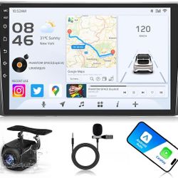 Car Radio for BMW 3 Series E90 E91 E92 E93 2005-2011:(2+64G)Android Car Stereo 9 Inch Touch Screen with Wireless CarPlay & Android Auto - Support Blue