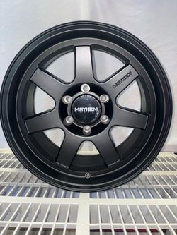 🔥 Brand New Set of 4 Mayhem Wheels – 17x9 Satin Black (6x135)