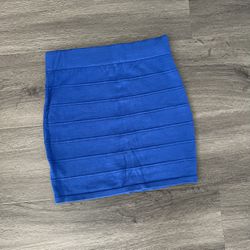 Blue Mini skirt
