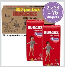 Huggies little Movers size 8