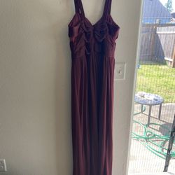 Burgundy Prom Dress 