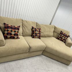Comfy Nice beige sofa, couch