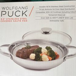 9.5” WOLFGANG PUCK Sauté Pan w/Lid