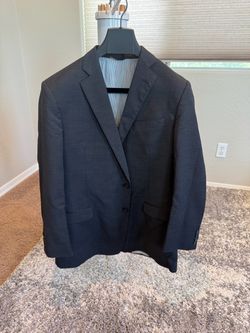 Brooks Brothers Explorer Suit, Charcoal Gray, 43R