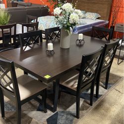 Dining Table And 6 Chairs