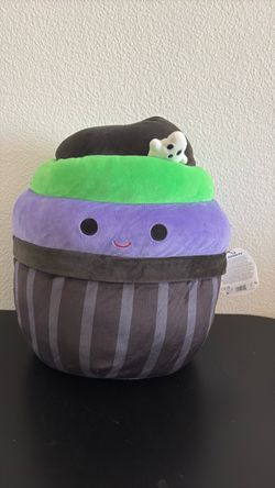 Squishmallows Original 12in Kurt The Halloween Cupcake with Ghost Topping 2831