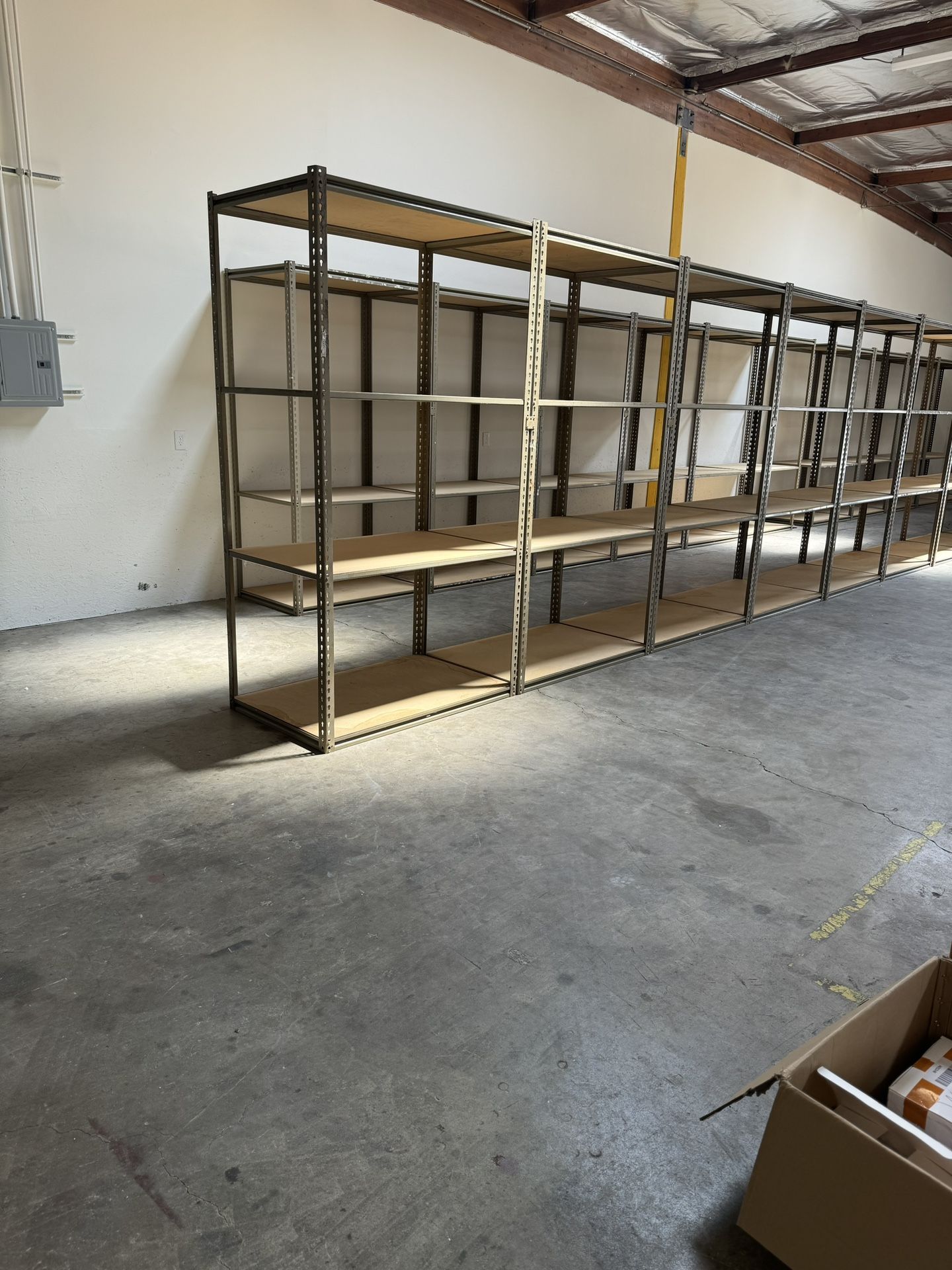 Shelving 48 in W x 30 in D Industrial Boltless Warehouse Storage Racks Similar to Uline Better Than Homedepot And Lowes Delivery Available