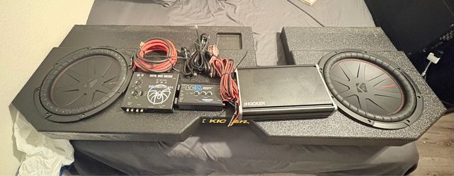 NEW Kicker CXA1200.1 & CompR Subwoofer Setup for RAM 2019-2024 - Complete System