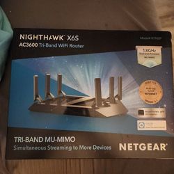 Nighthawk X65 AC3600 Tri-Band WiFi Router