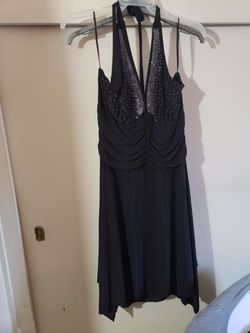 Night black dress