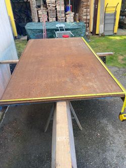 Steel Table 1/8” x 4’ x7’