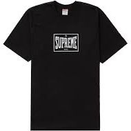 Black Supreme Warm Up Tee